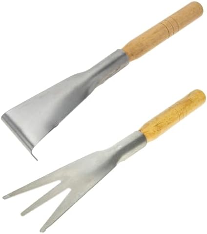 2Piese Spatule din Oțel Inoxidabil pentru Plante, Lopeți pentru Flori și Suculente, Unelte pentru Ghivece, Seturi de Joacă pentru Copii, Lopeți Mini pentru Legume, Unelte de Dezgropat Manuale, Răzuitoare de Mână pentru Îngrijirea Grădinii, Șpaclă din Lemn pentru Săpat Legume Sălbatice.  |  Lope de grădinărit Lope de grădinărit Lope de grădinărit