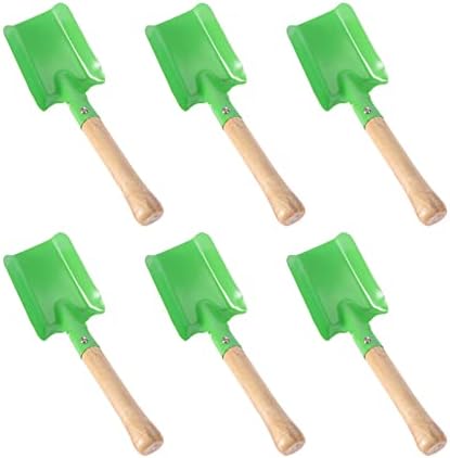 6Piese Mini Spatula Lopată de Grădină Spade Manuale Unelte de Udat Jucării de Plajă Lopățele de Nisip Spadă de Grădină pentru Copii Lopată de Nisip cu Mânere din Lemn Lopată de Fier pentru Copii  |  Lope de grădinărit Lope de grădinărit Lope de grădinărit